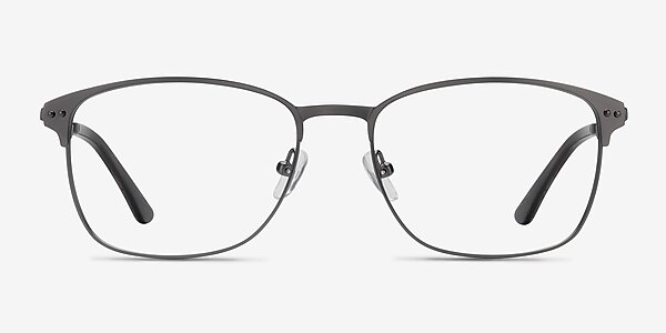 Arcadian Gunmetal Metal Eyeglass Frames