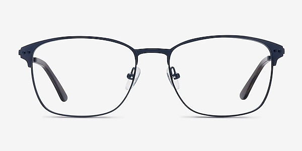 Arcadian Navy Metal Eyeglass Frames