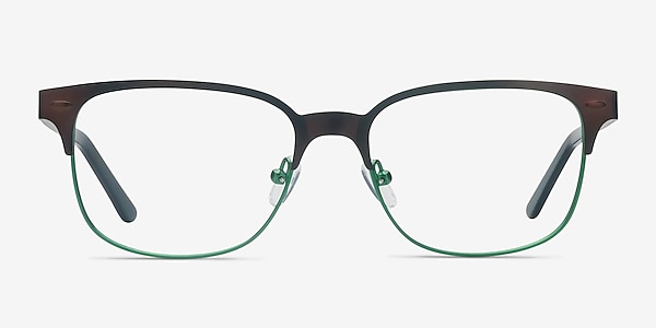 Baker Street Brown Green Metal Eyeglass Frames