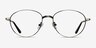 Nara Gunmetal MetalEyeglass Frames from EyeBuyDirect, Front View