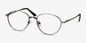 Nara Gunmetal MetalEyeglass Frames from EyeBuyDirect, Angle View
