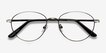 Nara Gunmetal MetalEyeglass Frames from EyeBuyDirect, Closed View