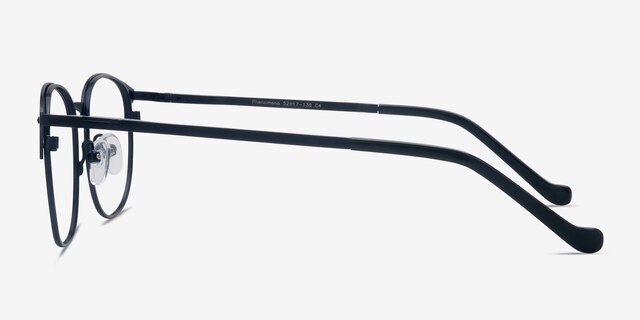 Phenomena Navy MetalEyeglass Frames from EyeBuyDirect, Side View