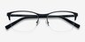 Time Navy MetalEyeglass Frames from EyeBuyDirect, Closed View