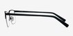 Time Black MetalEyeglass Frames from EyeBuyDirect, Side View