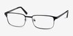 Normandy Black MetalEyeglass Frames from EyeBuyDirect, Angle View