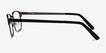 Normandy Black MetalEyeglass Frames from EyeBuyDirect, Side View