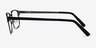 Normandy Black MetalEyeglass Frames from EyeBuyDirect, Side View