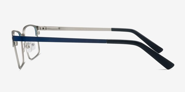 Normandy Navy MetalEyeglass Frames from EyeBuyDirect, Side View