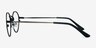 Come Around Black MetalEyeglass Frames from EyeBuyDirect, Side View