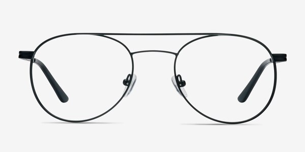 Alibi Black Metal Eyeglass Frames