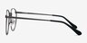 Lotus Gunmetal MetalEyeglass Frames from EyeBuyDirect, Side View