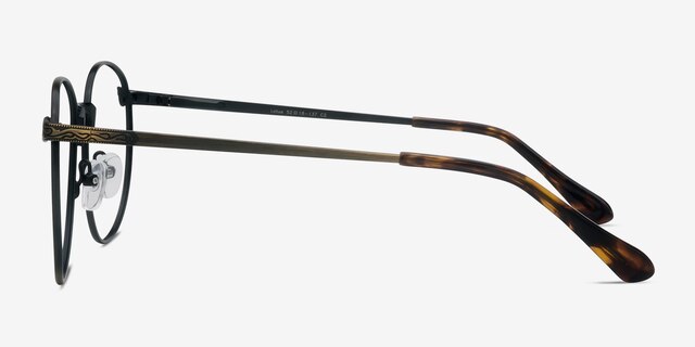 Lotus Bronze MétalMontures de lunettes de vue d'EyeBuyDirect, Vue de Côté