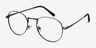 Shanghai Gunmetal MetalEyeglass Frames from EyeBuyDirect, Angle View