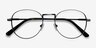 Shanghai Gunmetal MetalEyeglass Frames from EyeBuyDirect, Closed View