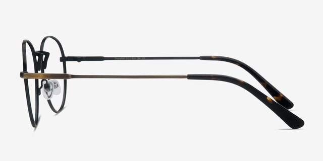 Shanghai Bronze MetalEyeglass Frames from EyeBuyDirect, Side View