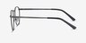 St Michel Gunmetal MétalMontures de lunettes de vue d'EyeBuyDirect, Vue de Côté