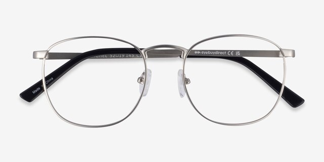 St Michel Argenté MétalMontures de lunettes de vue d'EyeBuyDirect, Vue Rapprochée
