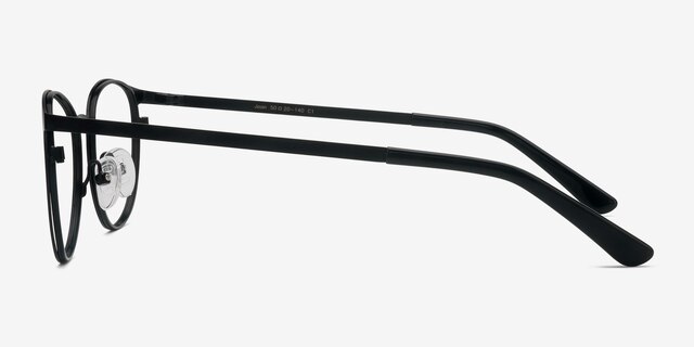 Joan Black MetalEyeglass Frames from EyeBuyDirect, Side View
