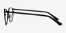 Joan Black MetalEyeglass Frames from EyeBuyDirect, Side View