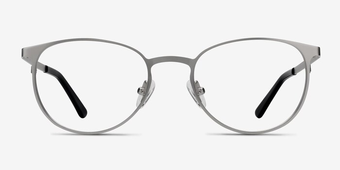 Joan Silver Metal Eyeglass Frames from EyeBuyDirect