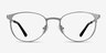 Joan Silver MetalEyeglass Frames from EyeBuyDirect, Front View