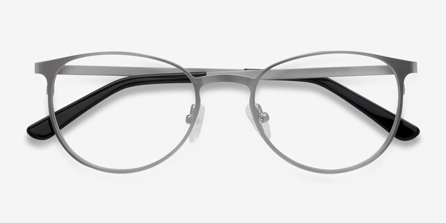 Joan Silver MetalEyeglass Frames from EyeBuyDirect, Closed View