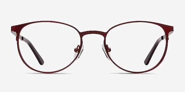 Joan Red Metal Eyeglass Frames
