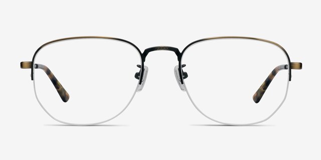 Ritual Bronze MetalEyeglass Frames from EyeBuyDirect, Front View