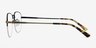 Ritual Bronze MetalEyeglass Frames from EyeBuyDirect, Side View
