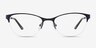 Melody Bleu marine MétalMontures de lunettes de vue d'EyeBuyDirect, Vue de Face