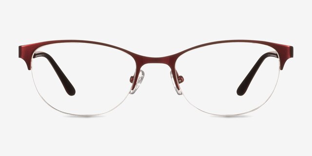 Melody Red MétalMontures de lunettes de vue d'EyeBuyDirect, Vue de Face