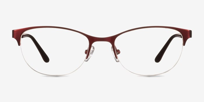 Melody  Red  Metal Eyeglass Frames from EyeBuyDirect