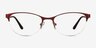 Melody Red MétalMontures de lunettes de vue d'EyeBuyDirect, Vue de Face