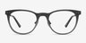 Lyrics Stainless Steel & Tortoise MetalEyeglass Frames from EyeBuyDirect, Front View