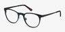 Lyrics Black MetalEyeglass Frames from EyeBuyDirect, Angle View