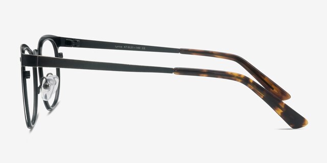 Lyrics Black MetalEyeglass Frames from EyeBuyDirect, Side View