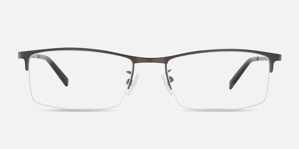 Vega Gunmetal Métal Montures de lunettes de vue