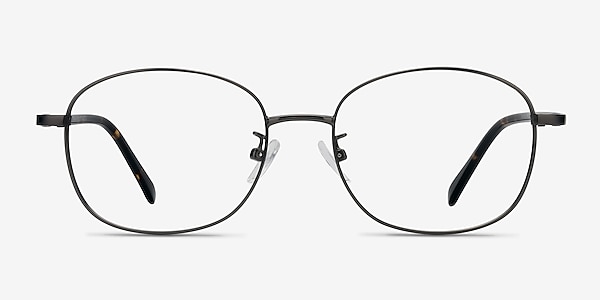 Behold Gunmetal Metal Eyeglass Frames