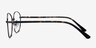 Behold Gunmetal MetalEyeglass Frames from EyeBuyDirect, Side View