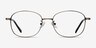 Behold Bronze MetalEyeglass Frames from EyeBuyDirect, Front View