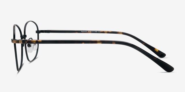 Behold Bronze MetalEyeglass Frames from EyeBuyDirect, Side View
