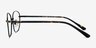 Behold Bronze MetalEyeglass Frames from EyeBuyDirect, Side View