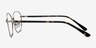 Behold Silver MetalEyeglass Frames from EyeBuyDirect, Side View