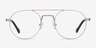 Lock Or pâle MétalMontures de lunettes de vue d'EyeBuyDirect, Vue de Face