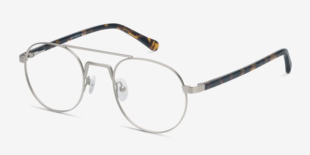 Lock Or pâle MétalMontures de lunettes de vue d'EyeBuyDirect, Vue d'Angle