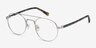 Lock Or pâle MétalMontures de lunettes de vue d'EyeBuyDirect, Vue d'Angle