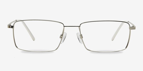 Falcon Silver Metal Eyeglass Frames