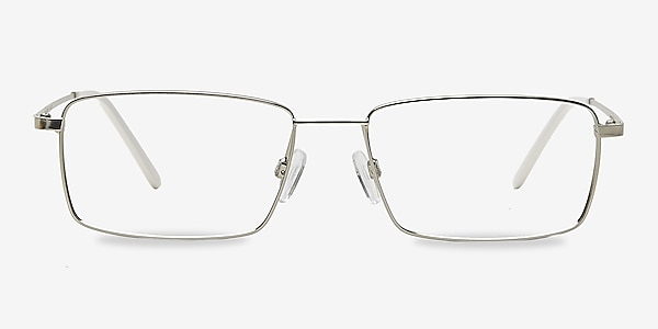 Falcon Silver Metal Eyeglass Frames