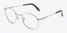 Circus Silver MetalEyeglass Frames from EyeBuyDirect, Angle View